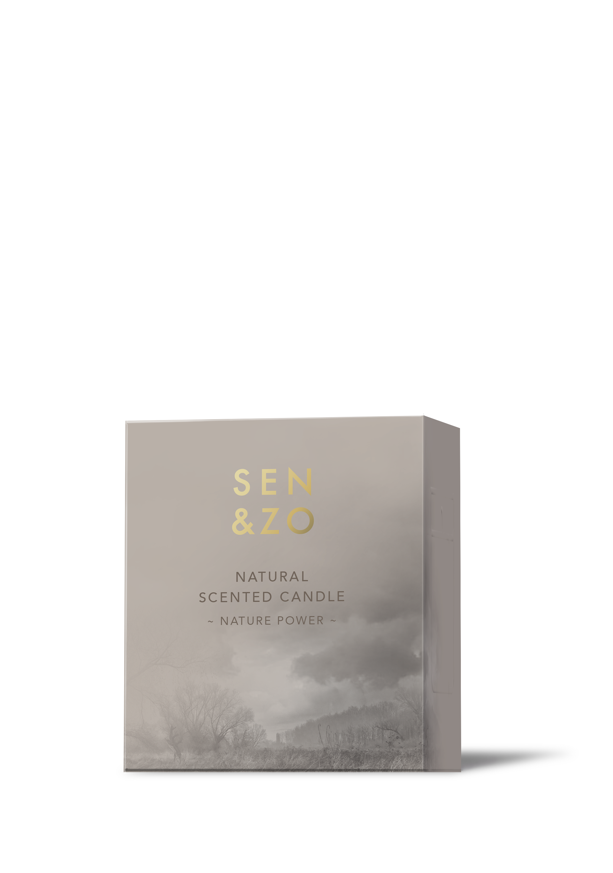 Scented Candle box Natural Power Senenzo